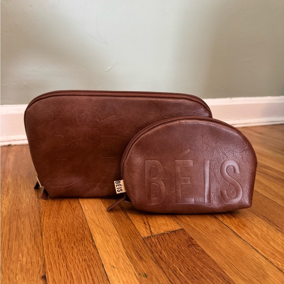 BEIS Cosmetic Bag Set in Maple - Picture 2 of 5